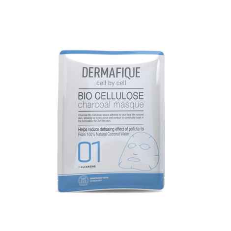 Buy Dermafique Bio Cellulose Charcoal Face Mask 1 Pc - Purplle