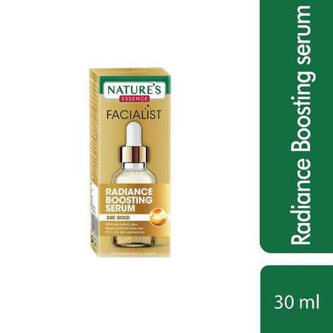 Buy Nature's Essence Radiance Boosting Serum with 24K Liquid Gold (30 ml) - Purplle
