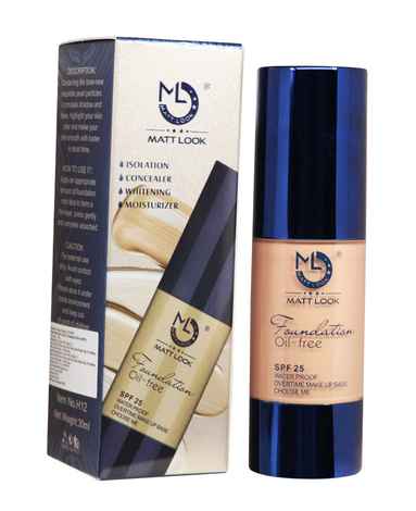Buy Matt look Foundation Oil-Free & Waterproof SPF-25, 103 (30 ml) - Purplle