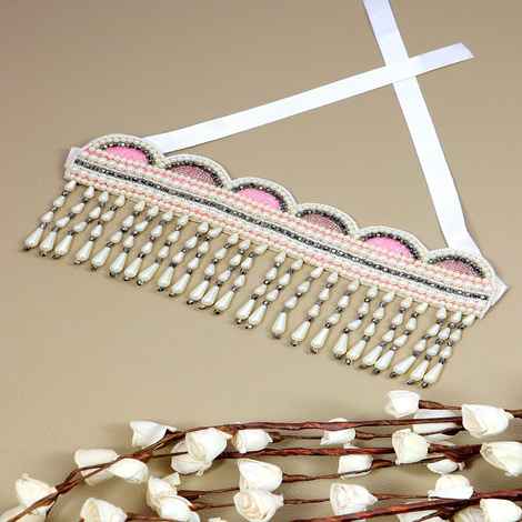 Buy Crunchy Fashion Crunchy Fashion Handmade pearl Beaded Multicolor Chain Necklace - CFN0909 - Purplle