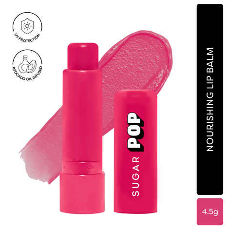 SUGAR POP Nourishing Lip Balm 06 Strawberry - 4.5 gm | Hydrating | Moisturizing | SPF Protection | Intense Care