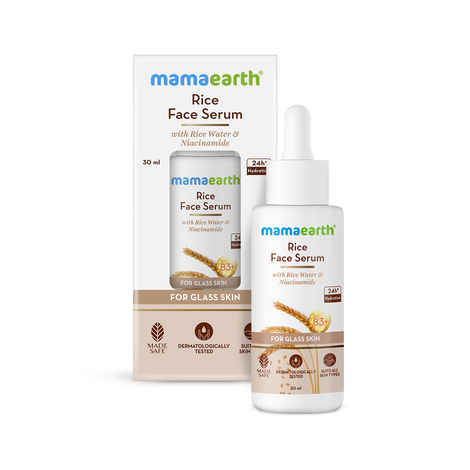 Buy Mamaearth Rice Face Serum With Rice Water & Niacinamide for Glass Skin - 30 ml - Purplle