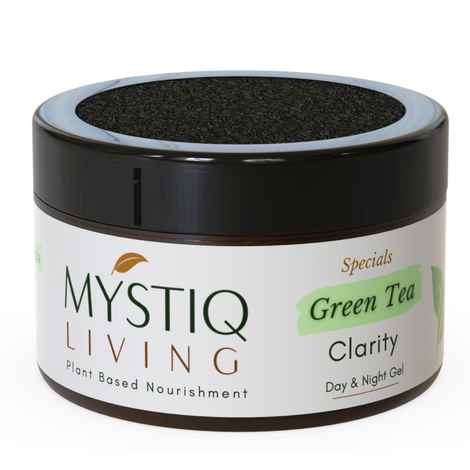 Buy Mystiq Living Specials - Green Tea Clarity - Acne Gel Cream | Anti Acne, Pimple & Scar Removal moisturizer, Skin Clarifying Day & Night Gel | Green Tea, Chamomile & Tea Tree | Oily & Acne Prone Skin , 50GM - Purplle