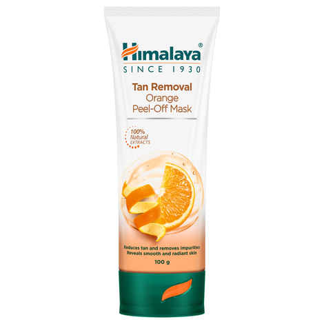 Buy Himalaya Tan Removal Orange Peel-Off Mask (100 g) - Purplle