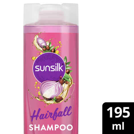 Buy Sunsilk Hairfall Shampoo with Onion & Jojoba Oil, 195 ml - Purplle