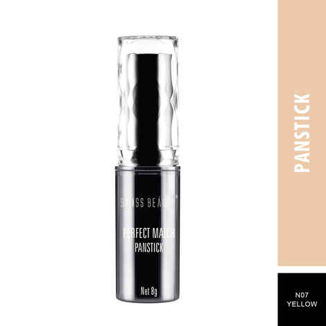 Buy Swiss Beauty Perfect Match Panstick Concealer 07 Yellow (7.5 gm) - Purplle