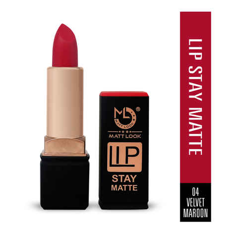 Buy Mattlook Stay Matte Lipstick, Maroon (3.5 gm) - Purplle