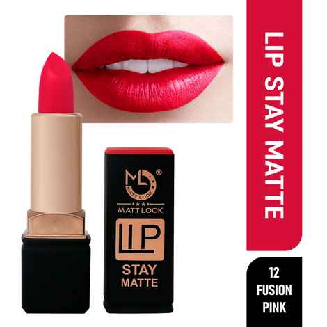 Buy Mattlook Stay Matte Lipstick, Fusion-Pink (3.5 gm) - Purplle