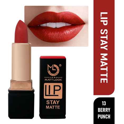 Buy Mattlook Stay Matte Lipstick, Berry-Punch (3.5 gm) - Purplle