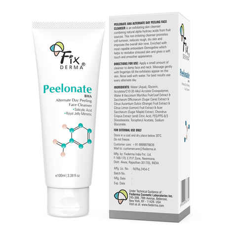 Buy Fixderma Peelonate BHA Face Cleanser 100ml - Purplle