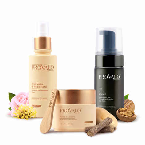 Buy Provalo Ultimate Acne And Tan Removal Regime Combo For Normal To Oily Skin (Men) Combo of 3 - Purplle
