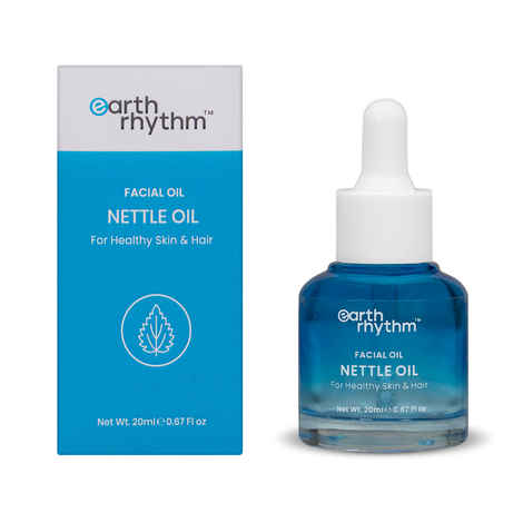 Buy Earth Rhythm Nettle Facial Oil | Soothes Irritated Skin, Nourishes Skin, Brightens | for All Skin Types | Women - 20 ML - Purplle