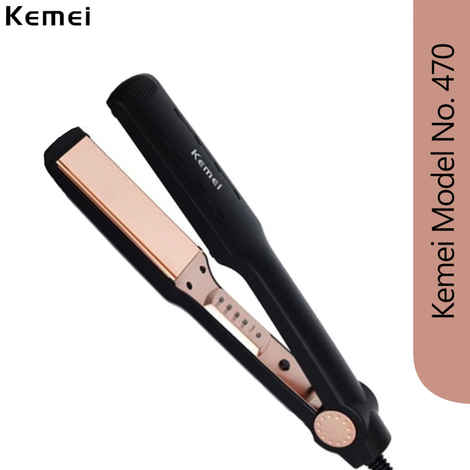 Buy Kemei KM-470 Professional Hair Straightener - 1 Pc - Purplle