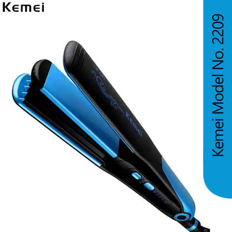 Buy Kemei KM-2209 2 in 1 Hair Straightener & Hair Crimper - 1 Pc - Purplle