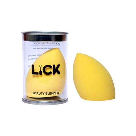 Buy Lick Yellow Beauty Blender Makeup Sponge Puff 1 Pc - Purplle