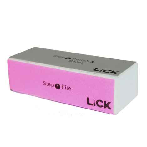 Buy Lick - 4 Steps Professional Care Manicure Pedicure Nails Block Buffer - Purplle