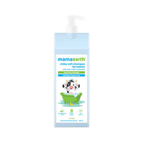 Buy Mamaearth Milky Soft Shampoo with Oats, Milk and Calendula for Babies (400 ml) - Purplle