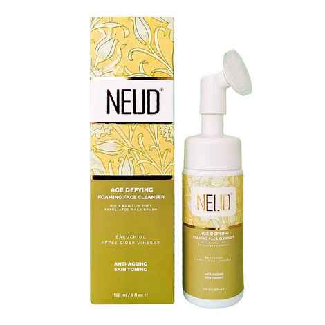 Buy NEUD Age Defying Foaming Face Cleanser With Apple Cider Vinegar and Bakuchiol - 1 Pack (150 ml) - Purplle