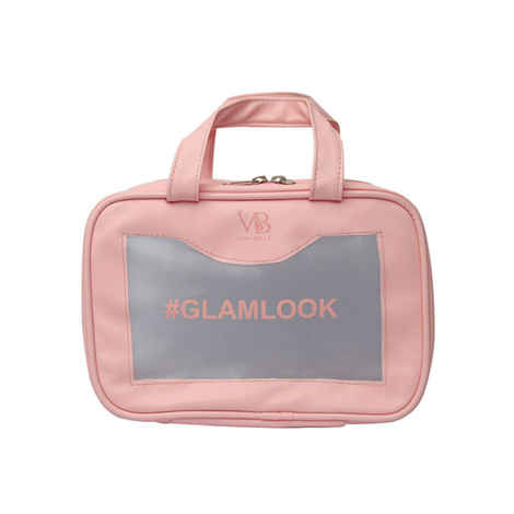 Buy Veoni Belle Pink Makeup Bag pouch vanity Set(Pink)| high quality soft texture 1 Pc - Purplle