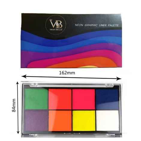 Buy Veoni Belle Water Activated Eyeliner Color Palatte - 2 Bright - Purplle