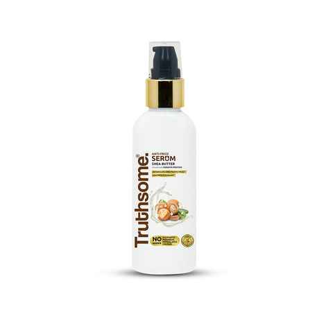 Buy Truthsome Anti-Frizz Serum with Keratin Protein and Infused with the Goodness of Shea Butter; No Added Parabens, Sulphates, Phthalates, and Colour, 100 ml - Purplle