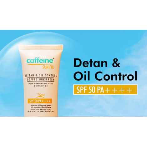 Buy mCaffeine Coffee Sunscreen SPF 50 PA++ for UVA & UVB Protection & Sun Repair |Mattifying, Water Resistant | For Men & Women (50 ml) - Purplle