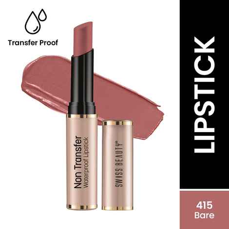 Buy Swiss Beauty Non Trasfer Lipstick - Bare (3 gm) - Purplle