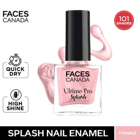 Buy FACES CANADA Ultime Pro Splash Nail Enamel - Twinkle 36 (8ml) | Quick Drying | Glossy Finish | Long Lasting | No Chip Formula | High Shine Nail Polish For Women | No Harmful Chemicals - Purplle