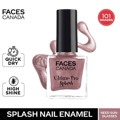 Buy FACES CANADA Ultime Pro Splash Nail Enamel - Need Sunglasses 16 (8ml) | Quick Drying | Glossy Finish | Long Lasting | No Chip Formula | High Shine Nail Polish For Women | No Harmful Chemicals - Purplle