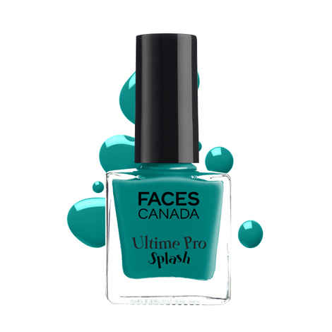 Buy FACES CANADA Ultime Pro Splash Nail Enamel - Bahama Breeze 58 (8ml) | Quick Drying | Glossy Finish | Long Lasting | No Chip Formula | High Shine Nail Polish For Women | No Harmful Chemicals - Purplle