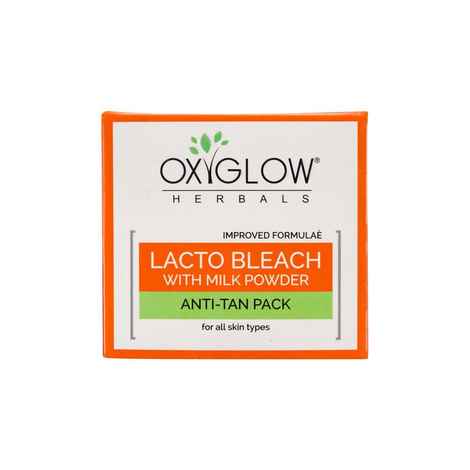 Buy OxyGlow Herbals Lacto Bleach Cream,Anti-Tan Pack,50 gm,Smooth&Even skin - Purplle