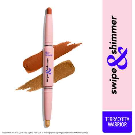 Buy Blue Heaven Swipe & Shimmer Long Lasting Non Transfer Eyeshadow Stick | Matte & Matallic Shades , Terracotta Warriors (3 gm) - Purplle