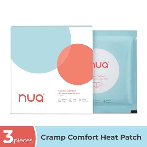 Buy Nua cramp comfort self heating Pain Relief patch Pack of 3 - Purplle