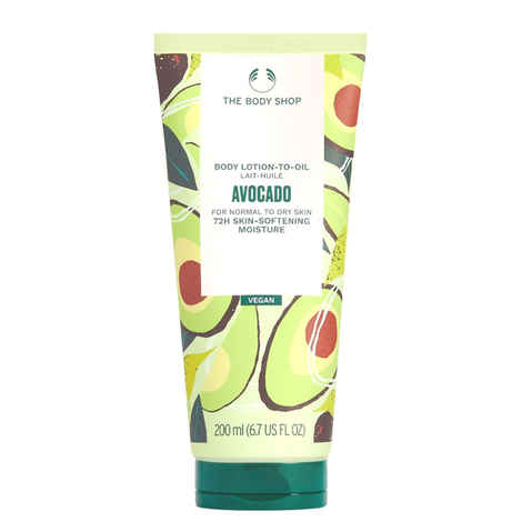 Buy The Body Shop Avocado Lotion-To-Oil, 200Ml - Purplle