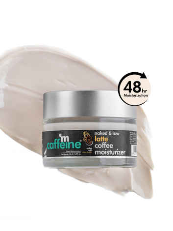 mCaffeine Latte Coffee Face Moisturizer for Dry Skin | Shea Butter Moisturizer for Women & Men |A 48 Hrs MoisturizationA |A Hydrates SkinA (50 ml)