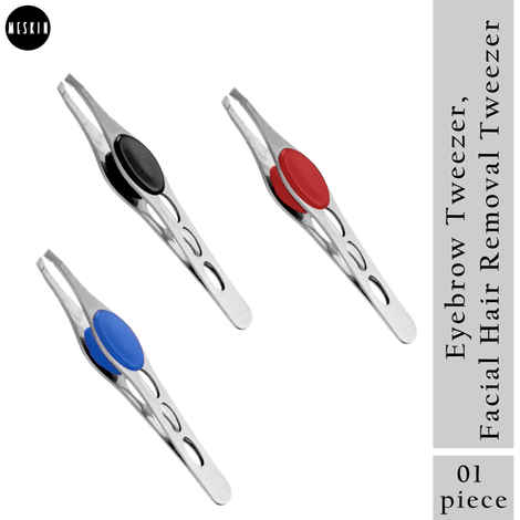 Buy MeSkin Tweezer For Facial Hair Removal. Best Precision for Facial Hair, Ingrown Hair with Surgical Grade & Stainless Steel Material - Purplle