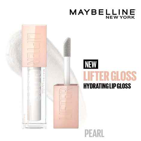 Buy Maybelline New York Lifter Gloss, Pearl | Moisturizing, Tinted Lip Gloss With Hyaluronic Acid | Non-Sticky Formula - 5.4 ml - Purplle