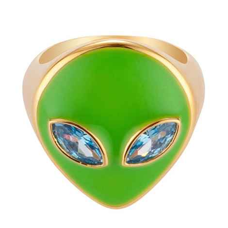 Buy Alien Ring - Green - Purplle