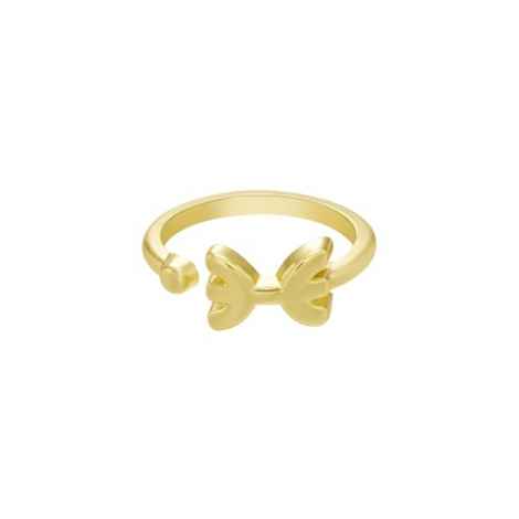 Buy Zodiac Sign Rings - Pisces - Gold - Purplle