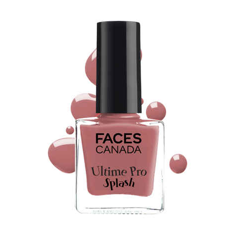 Buy FACES CANADA Ultime Pro Splash Nail Enamel - Beach Rose 157 (8ml) | Quick Drying | Glossy Finish | Long Lasting | No Chip Formula | High Shine Nail Polish For Women | No Harmful Chemicals - Purplle