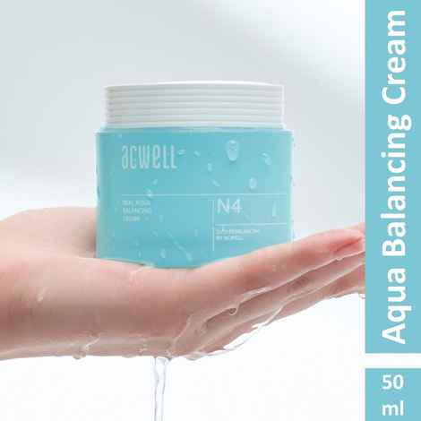 Buy ACWELL Real Aqua Balancing Cream 50ml - Purplle