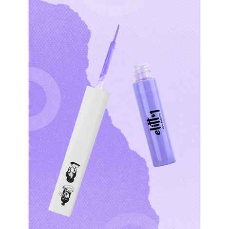 Buy Elitty Liquid Pop Coloured Eyeliner- Lilac Dreams (Matte Purple) Makeup for Teens - 4 ml - Purplle