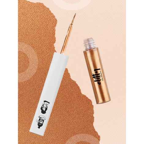 Buy Elitty Liquid Pop Coloured Eyeliner- Eternal Eclipse (Metallic White) Makeup for Teens -4 ml - Purplle