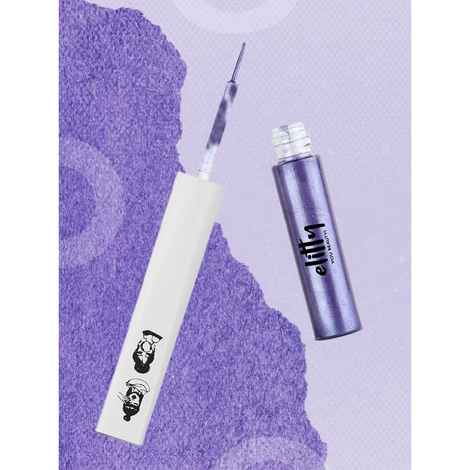 Buy Elitty Liquid Pop Coloured Eyeliner- Lucid Dreaming (Metallic Purple) Makeup for Teens - 4 ml - Purplle