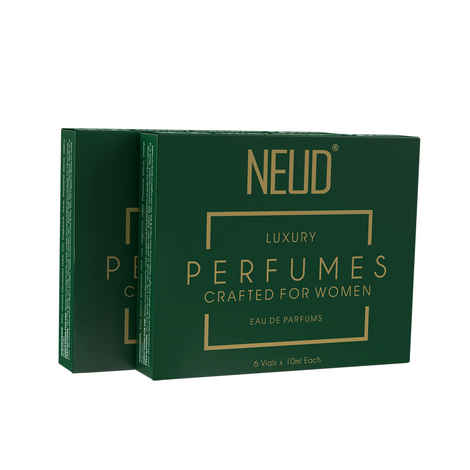 Buy NEUD Luxury Perfumes for Women - 2 Packs (6 Vials x 10 ml Each) - Purplle