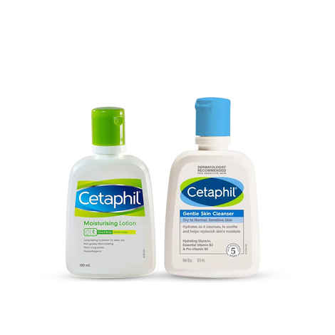 Buy Cetaphil Clensing + Hydrating Regime Combo - Purplle