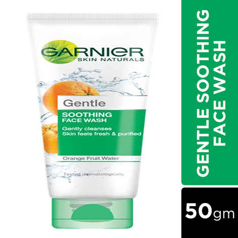 Buy Garnier Skin Naturals, Gentle Soothing Face Wash, ( 50 gm) - Purplle
