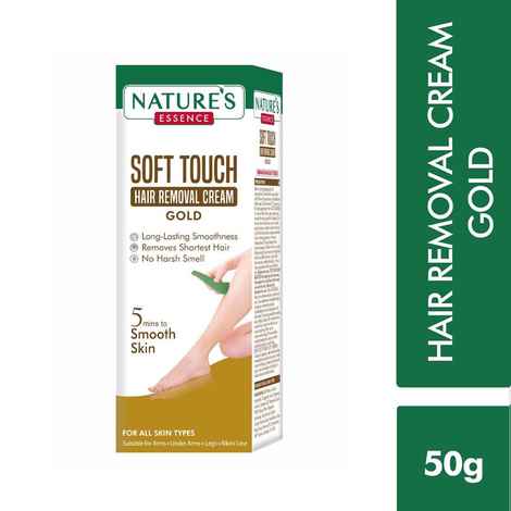 Buy Nature's Essence Soft Touch Hair Removal Cream - Gold (50 gm) - Purplle