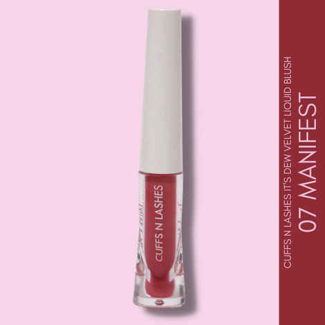 Buy Cuffs n Lashes It's Dew Velvet Liquid Blush, Manifest 07, 5 ML - Purplle