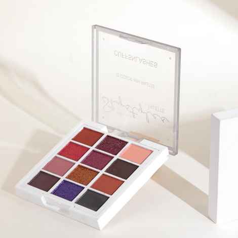 Buy Cuffs n Lashes x Shystyles | The Shystyles Palette | 12 Color Mini Palette - Bubblegum - 12 gm - Purplle